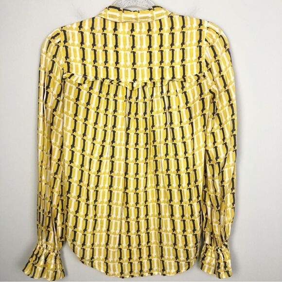 ANTHROPOLOGIE | MAEVE Fredericka Dachshund Novelty Button Top Women’s Size 0 - Picture 9 of 12